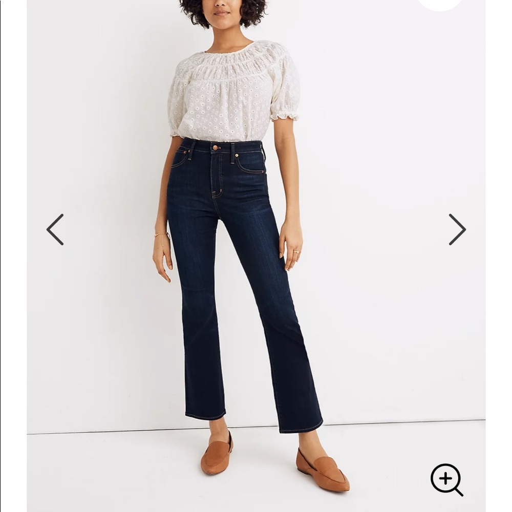 Madewell Curvy Cali Demi-Boot Jeans Larkspur Wash